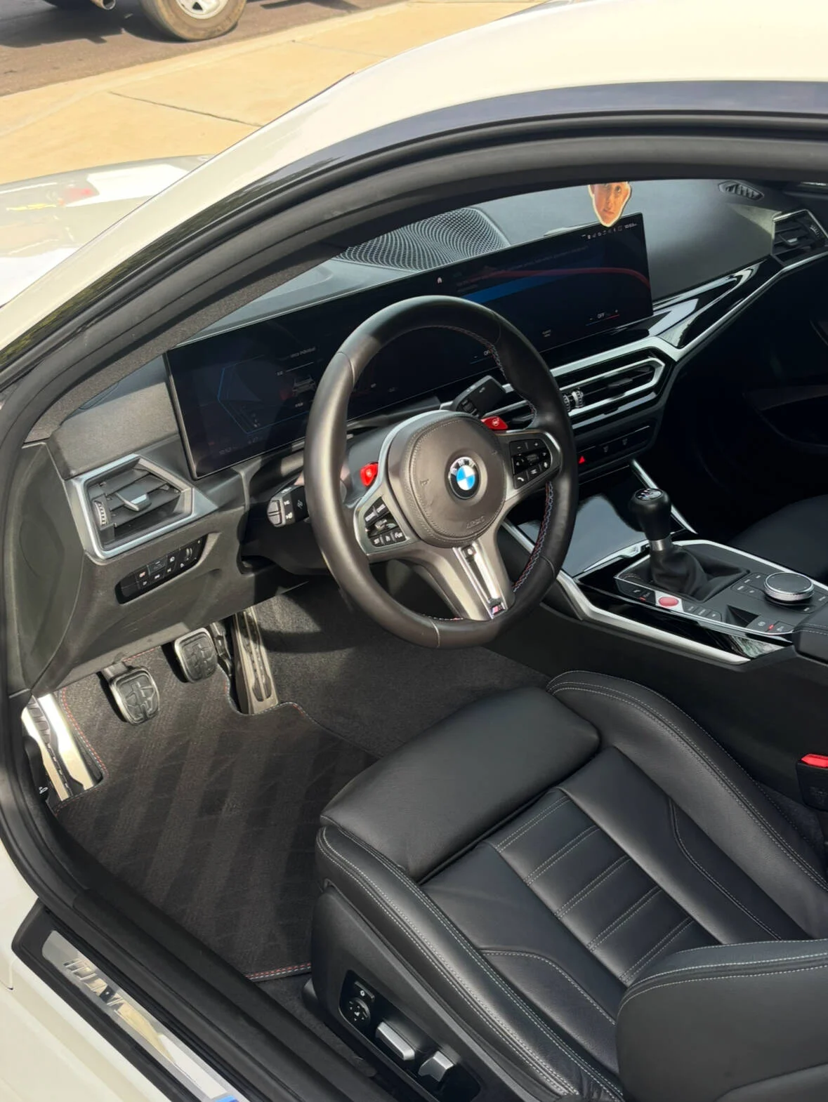 Immaculate BMW M2 interior after Diamond Detailing full service in College Station TX